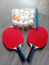 Table Tennis Bats And 12 Balls
