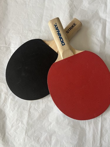 Table tennis bats red - table,